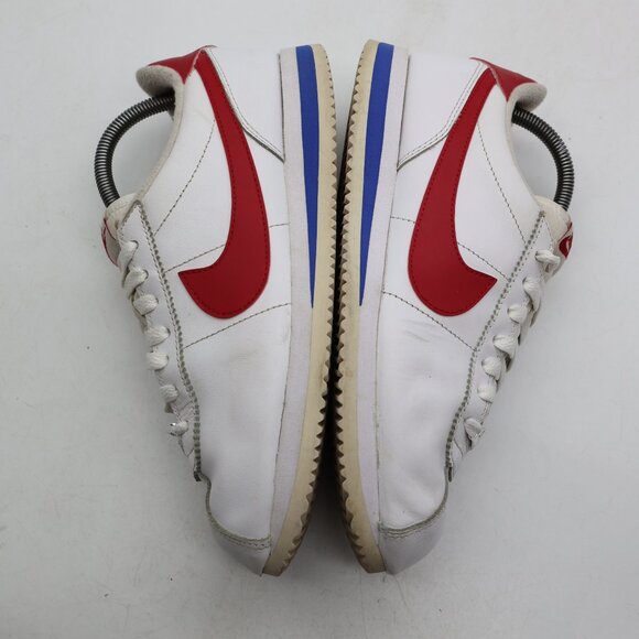 Nike Cortez Basic Leather OG Forrest Gump Men's Size 8.5 White 882254-164 - Picture 8 of 11